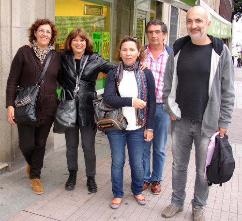 Ana, Cristina, Puri, Toni e Ricardo.