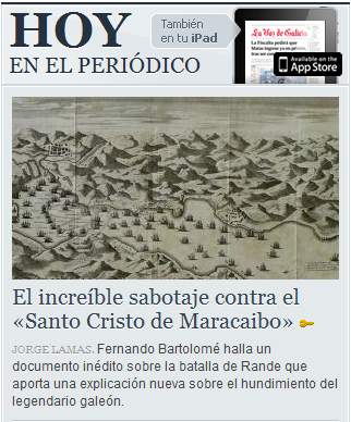 La Voz de Galicia. Publicado el 5-11-2013 en la portada digital de Vigo.PNG