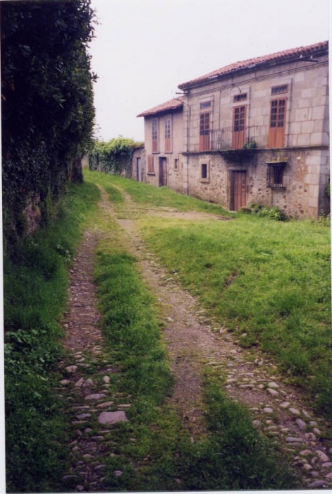 Calle de la Falagueira, lugar donde se ubicó la pequeñita sinagoga. Zona de ámbito judío.